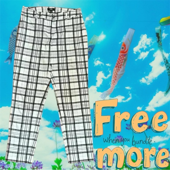 Jacob Pants - Free 💟Jacob Crop Plaid Pants